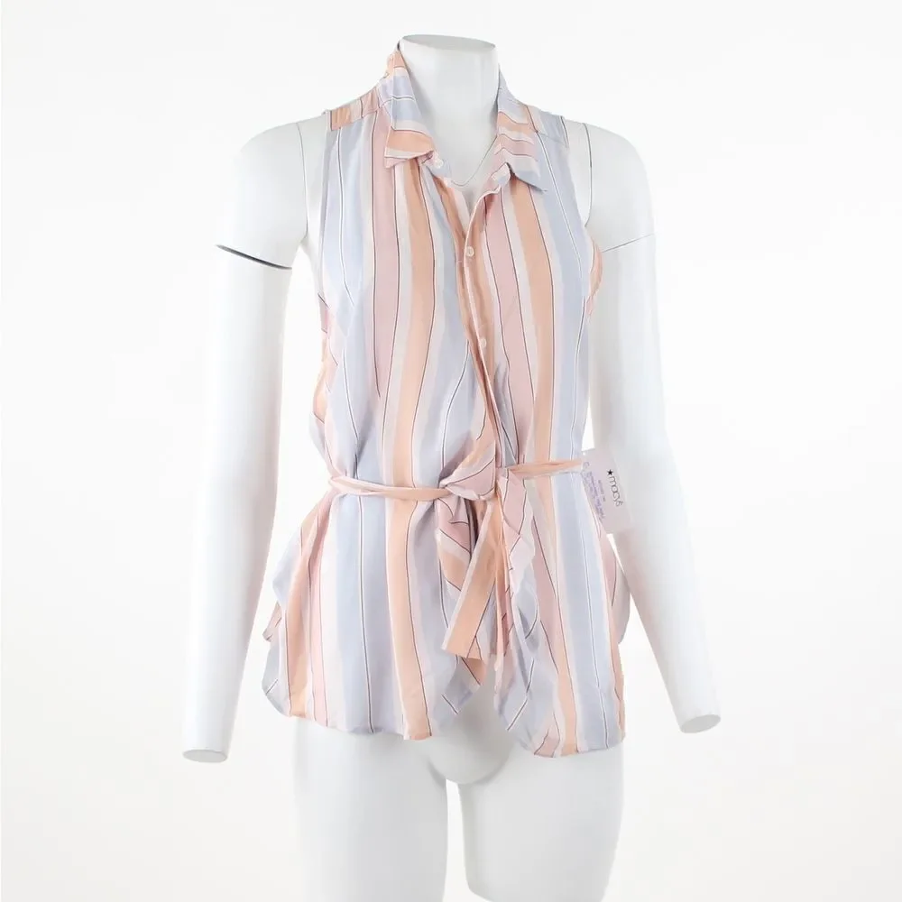 Free People Striped Blouse